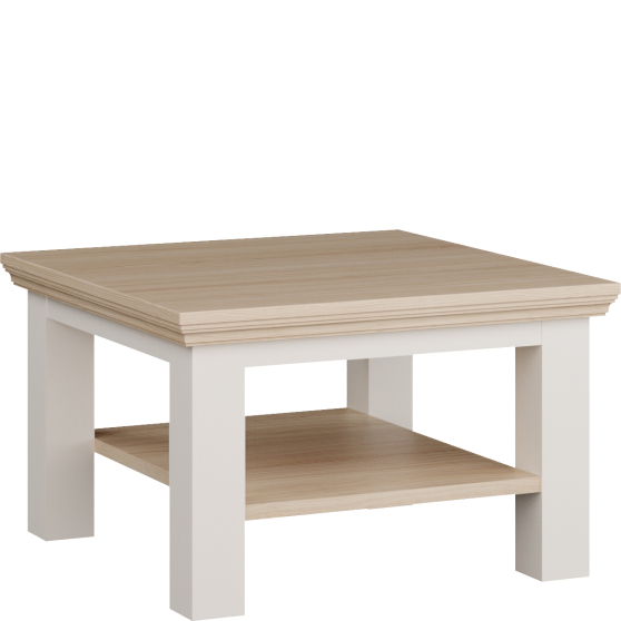 Stolik kwadrat 70x70 cm CFTT5226-Q245 Biały PONTYPOOL Podstawowe