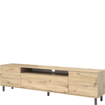 Szafka RTV LOGAN 200 cm nogi metalowe słupki Podstawowe (4)