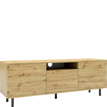 Szafka RTV LOGAN 150 cm nogi metalowe słupki Podstawowe (4)