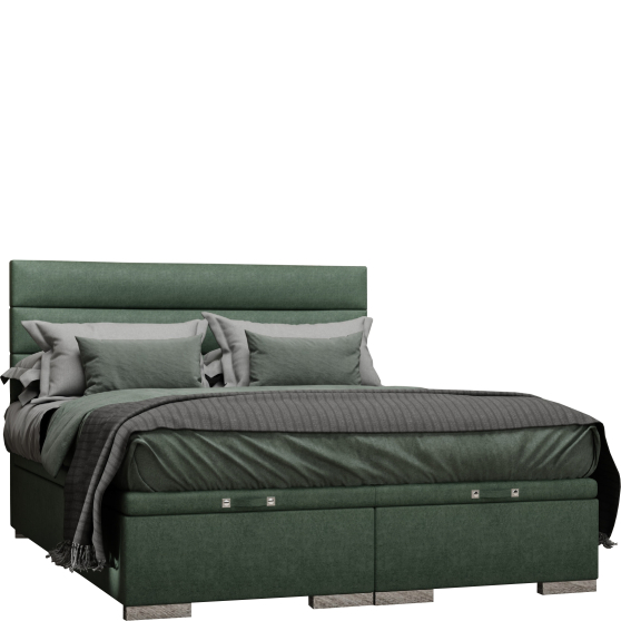 Łóżko kontynentalne 160 x 200 z pojemnikiem SKURRA Podstawowe