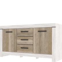 Komoda dwudrzwiowa z szufladami BELEN Podstawowe