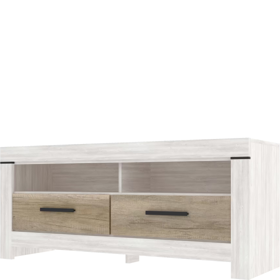 Szafka RTV pod telewizor 2 szuflady BELEN Podstawowe
