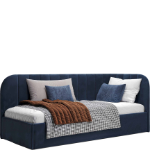 Łóżko tapicerowane MILLOW PRAWE 90 x 200 z pojemnikiem Podstawowe