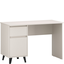 Biurko 120 cm z szufladą i drzwiami BORG Kaszmir BORG Podstawowe