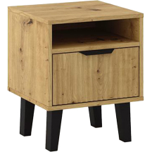 Szafka nocna do sypialni BORG DUO Dąb Artisan BORG DUO Podstawowe