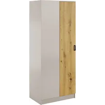 Szafa narożna jednodrzwiowa KAMI Kaszmir Mat / Dąb Artisan KAMI Podstawowe