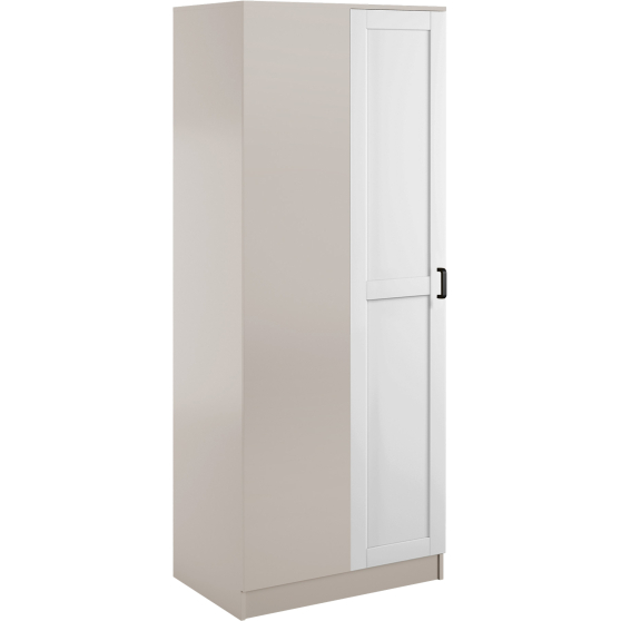 Szafa narożna jednodrzwiowa KAMI RAMA Kaszmir Mat / Biały Mat KAMI Podstawowe