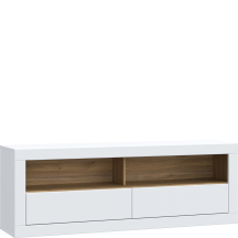 Szafka RTV z szufladami LFKT221-M987 Biały Mat LEFKADAS Podstawowe