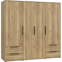 Szafa 4-drzwiowa z szufladami OKYS841-D108 ORKNEY Podstawowe