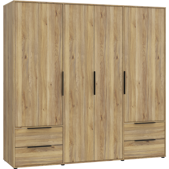Szafa 4-drzwiowa z szufladami OKYS841-D108 ORKNEY Podstawowe