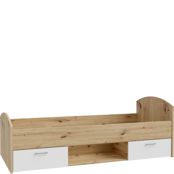 Łóżko 90 x 200 młodzieżowe z szufladami na pościel CUGL091-M164 CULGOA Podstawowe