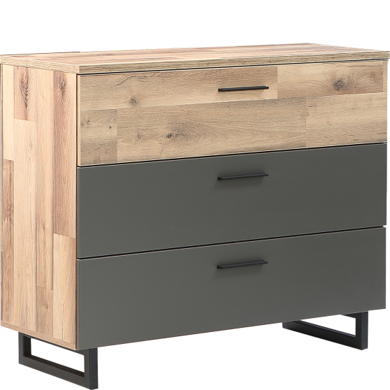 Komoda 3 szuflady SRBK211-C777 SIRIUS BLACK Podstawowe