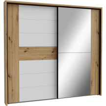 Szafa przesuwna 2D z lustrem i listwą okalającą RDNS22711-M772 ANUKSAN Podstawowe