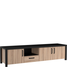 Szafka RTV 210 cm Lewa BLHT1411-C876 BLACK HILL Podstawowe