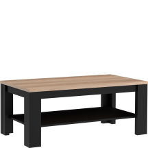 Ława prostokątna z półką 110 x 60 CFTT5048-C876 BLACK HILL Podstawowe