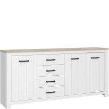 Komoda 4 szuflady 3 drzwi ERXK241-C586 ELARA Podstawowe