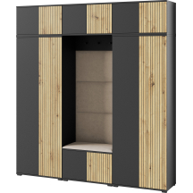 Duży zestaw mebli do przedpokoju ROSS 4 210 cm Podstawowe (1)