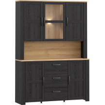 Kredens BHLV831-M954 Dąb Riviera / Dąb Cabezone CHISBURY Podstawowe