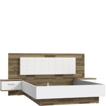 Łóżko 160 x 200 z szafkami nocnymi MRWL2162-C811 MODERN WAY Podstawowe