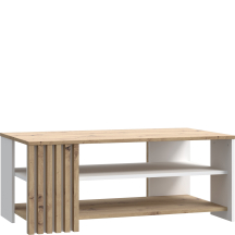 Stolik okolicznościowy CFTT5221-C881 Biały / Dąb Artisan CARDIGAN Podstawowe