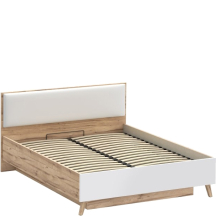 Łóżko 160 x 200 ze stelażem i pojemnikiem VNKL4162-C338 VANKKA Podstawowe