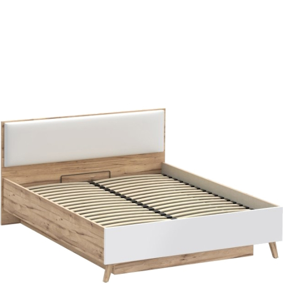 Łóżko 160 x 200 ze stelażem i pojemnikiem VNKL4162-C338 VANKKA Podstawowe