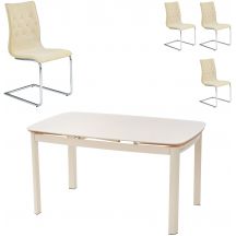 Zestaw stół KAYDEN + krzesła K-149 Podstawowe (1)