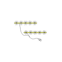 Oświetlenie LED 2-pkt IZLED16L02P02-WW00 Ciepłe Podstawowe