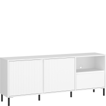 Szafka RTV 160 cm AVEF01 Biały Połysk AVENALE Podstawowe