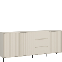 Komoda duża 3 szuflady 3 drzwi AVEK02 Kaszmir Mat AVENALE Podstawowe