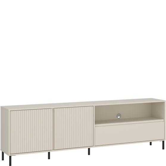 Szafka RTV 200 cm AVEF03 Kaszmir Mat AVENALE Podstawowe