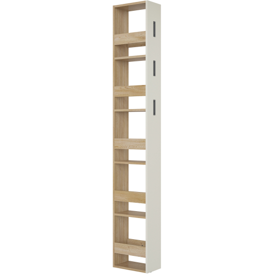 Panel boczny z wieszakami SARINA SANGP3 Dąb Cremona / Kaszmir SARINA PRZEDPOKÓJ Podstawowe