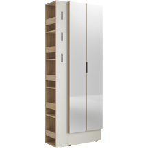 Szafa 2-drzwiowa do przedpokoju SARINA SANGS1 Dąb Cremona / Kaszmir SARINA PRZEDPOKÓJ Podstawowe