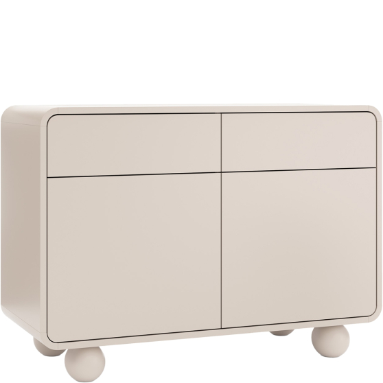 Komoda KSZ108 z szufladami i drzwiami Kaszmir nogi Kaszmir nogi Kaszmir ALBION Podstawowe