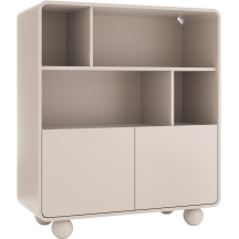 Regał RG108 z drzwiami Kaszmir nogi Kaszmir nogi Kaszmir ALBION Podstawowe