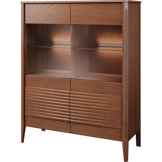 Kredens z witryną z oświetleniem TANGO Podstawowe (2)