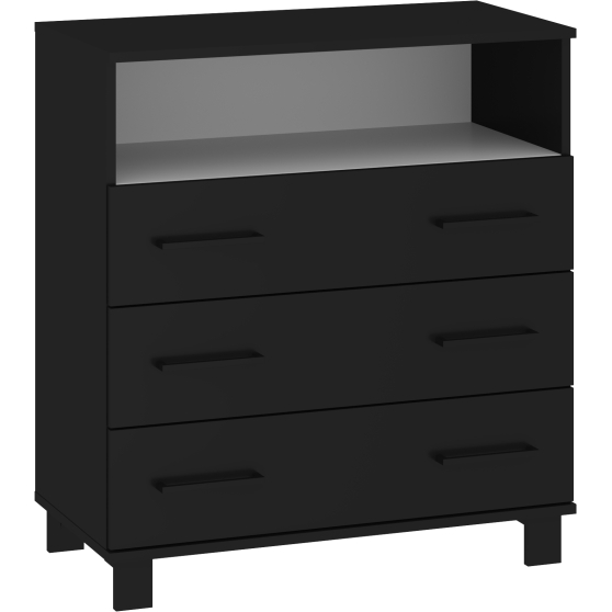 Komoda COO-03 3 szuflady wysoka COOL Podstawowe (2)