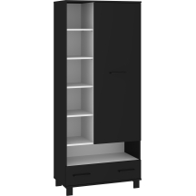 Wysoki regał z drzwiami i szufladą COO-08 COOL Podstawowe (2)