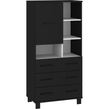 Regał z drzwiami i szufladami COO-09 COOL Podstawowe (2)