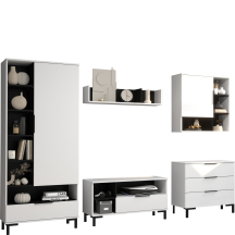 Meblościanka FRESH 4 Zestaw mebli do salonu FRESH Podstawowe (1)