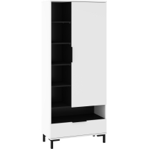 Wysoki regał z drzwiami i szufladą FRE-08 FRESH Podstawowe (1)