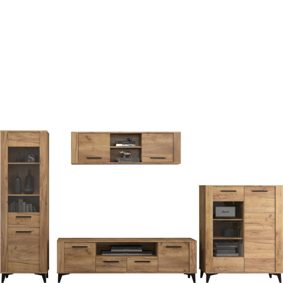 Zestaw mebli do salonu SIGMA 4 Nowoczesna meblościanka SIGMA Podstawowe (1)