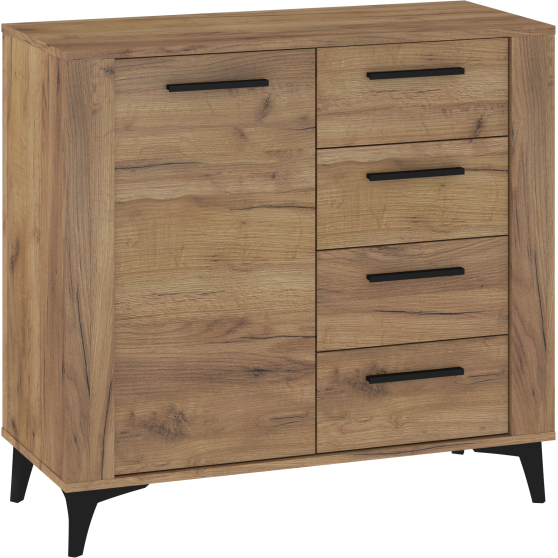 Komoda 1-drzwiowa z szufladami SIG-02 SIGMA Podstawowe (1)