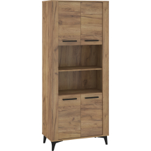 Regał na książki z szafkami i półkami SIG-09 SIGMA Podstawowe (1)