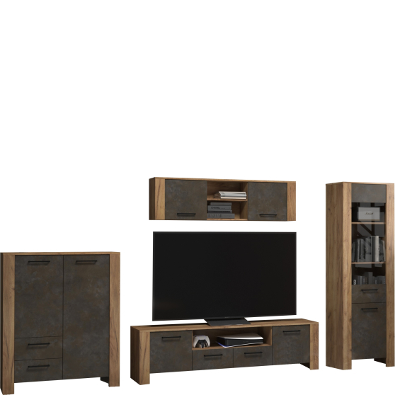 Nowoczesny zestaw mebli do salonu SLIDE 2 SLIDE Podstawowe (1)