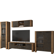 Zestaw mebli do salonu SLIDE 4 Nowoczesna meblościanka SLIDE Podstawowe (1)