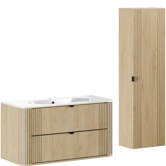 Zestaw mebli do łazienki SET-OVC 100 HC OVALIA CREMONA Podstawowe