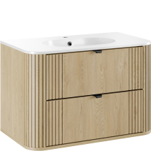 Szafka 100 wisząca z umywalką 80 cm OVALIA CREMONA Podstawowe