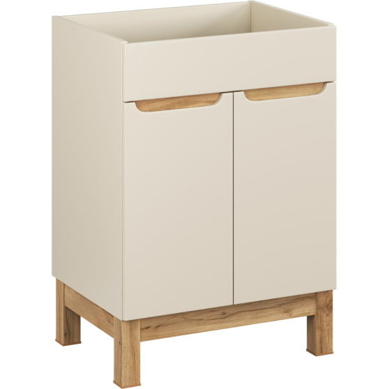 Szafka łazienkowa stojąca pod umywalkę 60 cm 82-60-46-2D BALI CASHMERE Podstawowe