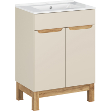 Szafka łazienkowa stojąca z umywalką 60 cm BALI CASHMERE Podstawowe